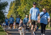 The annual "Hike, Bike and Bark for Hospice" event on September 28, 2025 at Victoria Park in Cobourg raised $70,796 for the Ed's House Northumberland Hospice Care Centre Foundation. (Photo: Ed's House / Facebook)