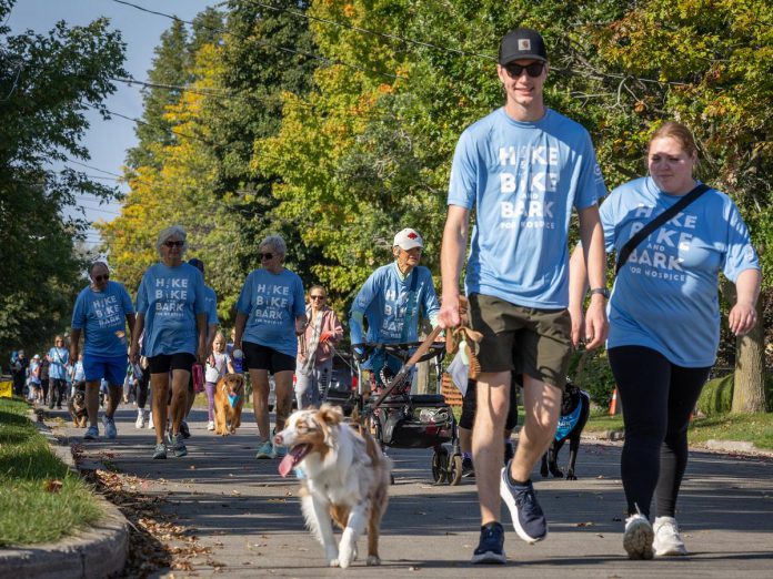 The annual "Hike, Bike and Bark for Hospice" event on September 28, 2025 at Victoria Park in Cobourg raised $70,796 for the Ed's House Northumberland Hospice Care Centre Foundation. (Photo: Ed's House / Facebook)