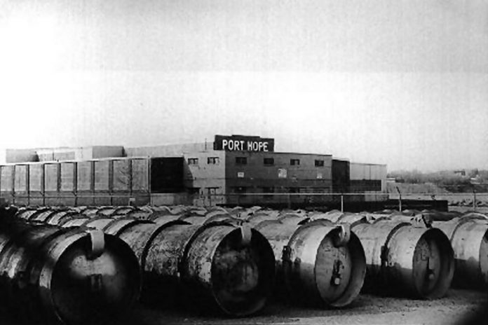 Port Hope has the largest volume of historic low-level radioactive wastes in Canada, produced between 1933 and 1988 from uranium and radium refining operations of former Crown corporation Eldorado Nuclear Ltd. A $2.9-billion initiative began in 2012 to clean up the radioactive waste in both Port Hope and Clarington. (Photo via Port Hope Area Initiative) Port Hope has the largest volume of historic low-level radioactive wastes in Canada, produced between 1933 and 1988 from uranium and radium refining operations of former Crown corporation Eldorado Nuclear Ltd. A $2.9-billion initiative began in 2012 to clean up the radioactive waste in both Port Hope and Clarington. (Photo via Port Hope Area Initiative)