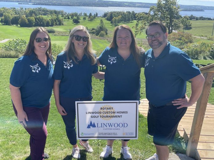 The Rotary Club of Peterborough's annual 'Fore the Kids' golf tournament raises funds in support of Five Counties. Over the past five decades, the Peterborough club has contributed more than $353,000 in total to support the Centre's services and programs. (Photo courtesy of Five Counties Children’s Centre)
