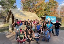 Organized by Habitat for Humanity Peterborough & Kawartha Region (Habitat PKR), the Women Build Retreat held from October 3 to 5 at Camp Timberlane in Haliburton County taught participants how to build a bunkie, which will be auctioned off to raise funds for an affordable housing project in Haliburton. The event also raised $15,000 for affordable housing projects across the Kawarthas region. (Photo: Habitat PKR)