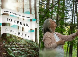 There is still time to participate in the Peterborough Public Library's "One Book, One Ptbo" community read ahead of the grand finale event, an evening with "To Speak for the Trees" author Diana Beresford-Kroeger on November 4, 2025 at Market Hall Performing Arts Centre. Combining memoir, science, and Celtic wisdom, the book explores the Irish botanist and visionary's background and insights about the importance of trees and why they are the achievable solution to climate change. The book is still available in various formats through the library and will be for sale from Take Cover Books at the grand finale event. (Photos: Penguin Random House / Shelby Lisk)