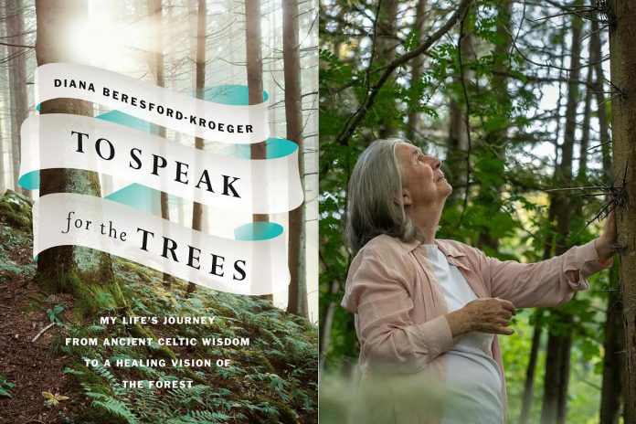 There is still time to participate in the Peterborough Public Library's "One Book, One Ptbo" community read ahead of the grand finale event, an evening with "To Speak for the Trees" author Diana Beresford-Kroeger on November 4, 2025 at Market Hall Performing Arts Centre. Combining memoir, science, and Celtic wisdom, the book explores the Irish botanist and visionary's background and insights about the importance of trees and why they are the achievable solution to climate change. The book is still available in various formats through the library and will be for sale from Take Cover Books at the grand finale event. (Photos: Penguin Random House / Shelby Lisk) There is still time to participate in the Peterborough Public Library's "One Book, One Ptbo" community read ahead of the grand finale event, an evening with "To Speak for the Trees" author Diana Beresford-Kroeger on November 4, 2025 at Market Hall Performing Arts Centre. Combining memoir, science, and Celtic wisdom, the book explores the Irish botanist and visionary's background and insights about the importance of trees and why they are the achievable solution to climate change. The book is still available in various formats through the library and will be for sale from Take Cover Books at the grand finale event. (Photos: Penguin Random House / Shelby Lisk)