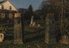 Take a stroll through the graveyard if you dare while visiting Lang Pioneer Village Museum in Keene for Spooky All Hallows' Eve from 6 to 9 p.m. on October 24 and 25, 2025. The family-friendly event offers a wide range of fun activities along with stories about the origin of modern-day Halloween traditions. (Photo: Heather Doughty Photography / Lang Pioneer Village Museum)