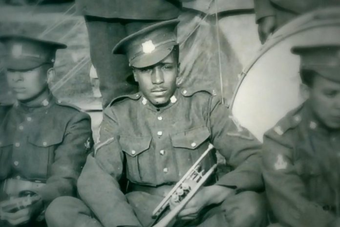 New Stages Theatre is presenting a Brand New Stages Festival workshop production of "Footnote to Freedom" at Market Hall Performing Arts Centre in downtown Peterborough, with a public performance on November 9, 2025 and a private performance the following day. Written and performed by Beau and Lance Dixon and dedicated to their late father Reverend Canon Blair Dixon, the show is a musical about the life of their grandfather George Dixon, who served in the No. 2 Construction Battalion — Canada's first and only segregated Black battalion in World War I. (Photo courtesy of Black Cultural Centre for Nova Scotia) New Stages Theatre is presenting a Brand New Stages Festival workshop production of "Footnote to Freedom" at Market Hall Performing Arts Centre in downtown Peterborough, with a public performance on November 9, 2025 and a private performance the following day. Written and performed by Beau and Lance Dixon and dedicated to their late father Reverend Canon Blair Dixon, the show is a musical about the life of their grandfather George Dixon, who served in the No. 2 Construction Battalion — Canada's first and only segregated Black battalion in World War I. (Photo courtesy of Black Cultural Centre for Nova Scotia)