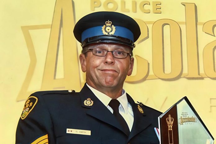 The late Gerry Smith, who passed away in 2024 at the age of 62, was a sergeant with the Ontario Provincial Police (OPP) who retired in 2017 after 30 years of service. (Photo via Peterborough County OPP)