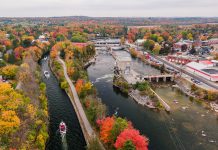 Road Tripping in The Kawarthas: See it all in Selwyn Township Located in southwestern Peterborough County and bordered by the historic Trent-Severn Waterway, Selwyn Township brings nature and community together with its scenic countryside and lakes, outdoor adventures, charming and hospitable small towns including Lakefield, Bridgenorth, Ennismore, and Young's Point, and lively year-round festivals offering activities for the whole family. (Photo: The Kawarthas Tourism)