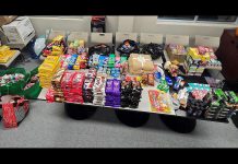 Port Hope police recovered $7,021 in stolen goods from three Toronto women in a shoplifting scheme in Port Hope and Cobourg. (Photo: Port Hope police)