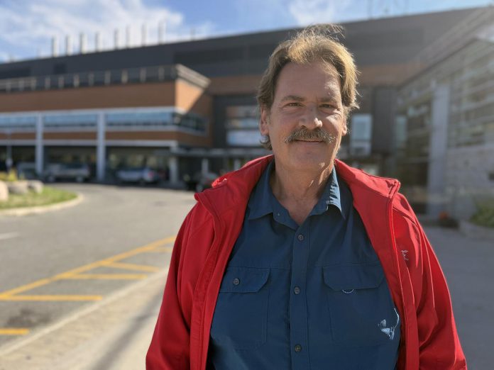 Bowmanville resident Mike Leach, who received vascular care from the Peterborough Regional Health Centre (PRHC) after discovering he had diabetic ulcers on his feet and obstructed blood flow in his legs, needed two separate surgeries months apart from each other. With a hybrid operating room at PRHC, Leach would have been able to have both surgeries done at the same time, reducing not only risks and recovery time, but the worry he and his family experienced before and between the surgeries. Leach is supporting the PRHC Foundation's $70 million Campaign for PRHC and sharing his story to help the regional hospital make the state-of-the-art advancement required to provide even better lifesaving care to vascular patients close to home. (Photo courtesy of PRHC Foundation)