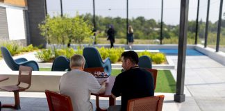 Peterborough Regional Health Centre (PRHC) has opened a $1.5 million courtyard to provide patients of the psychiatric intensive care unit (PICU) with outdoor access for the first time in the hospital's history. Considered the "new gold standard" in mental health care, the courtyard was funded through the PRHC Foundation's Campaign for PRHC by donors, including LLF Lawyers LLP, who understand mental health is as essential a component to healthcare as physical health. (Photo courtesy of PRHC Foundation)