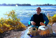 Canadian tabla player Shawn Mativetsky will join the Peterborough Symphony Orchestra to perform on the Hindustani hand drums during Dinuk Wijeratne's "Concerto for Tabla and Orchestra" at the orchestra's 2025-26 season-opening "Bright Lights" concert on November 1, 2025. The Saturday night performance at Showplace Performance Centre will also feature works by Gioachino Rossini and Wolfgang Amadeus Mozart. (Photo: Caroline Tabah)