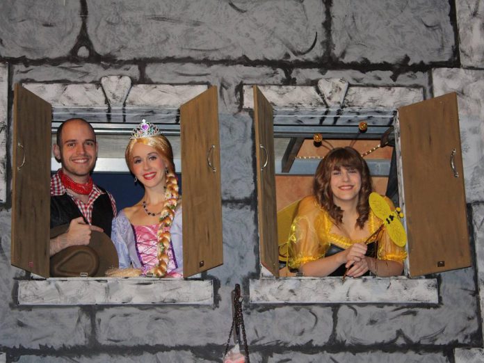 Amir Haidar (left) as Bud in Stirling Festival Theatre's 2013 production of "Rapunzel, A Hairy Tale." (Photo: Stirling Festival Theatre)