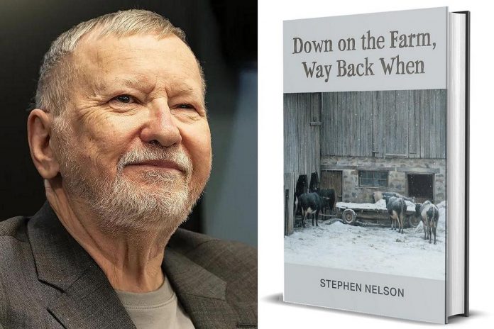 "Down on the Farm, Way Back When" is a memoir written by Stephen Nelson that contains over 200 stories about growing up on his family's small dairy farm just north of Campbellford. Available in hardcover, paperback, and as an e-book, the book is a "walk down memory lane" for people who grew up on a farm throughout the 1960s to 1980s and provides insight into farm life for those who did not. (Photos courtesy of Stephen Nelson)