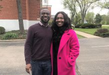 Dr. Dennis Darkwa, pictured with his wife Dr. Joana Sarfo, will begin practising as a family doctor with the Kawartha North Family Health Team in Bobcaygeon on December 1, 2025 and will be accepting new patients. Dr. Sarfo, who is also a family doctor, and the couple's three children will join Dr. Darkwa in Bobcaygeon after she completes her general practitioner residency in the U.K. (Photo supplied by Kawartha Lakes Health Care Initiative)