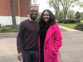 Dr. Dennis Darkwa, pictured with his wife Dr. Joana Sarfo, will begin practising as a family doctor with the Kawartha North Family Health Team in Bobcaygeon on December 1, 2025 and will be accepting new patients. Dr. Sarfo, who is also a family doctor, and the couple's three children will join Dr. Darkwa in Bobcaygeon after she completes her general practitioner residency in the U.K. (Photo supplied by Kawartha Lakes Health Care Initiative)
