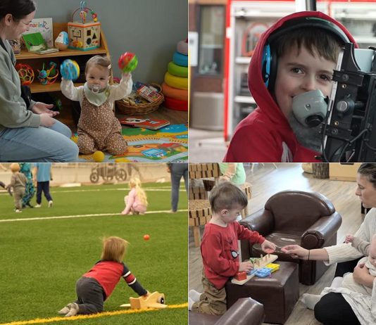 Families with young children are invited to take part this month in the EarlyON "Discovery Passport" program, which involves visiting EarlyON locations in Northumberland County to learn more about their activities and programs while playing games and collecting stamps to win prizes. (Photos: Northumberland County)