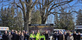 New $50M paramedic headquarters in Lindsay moves closer to construction City of Kawartha Lakes politicians, staff, paramedics, and project partners gathered at 230 Angeline Street South in Lindsay on November 18, 2025 to mark the next step towards the construction of a new $50-million paramedics headquarters in Lindsay, unveiling a new sign to mark the site of the facility, with construction expected to begin in spring 2026 now that a lease agreement with Trillium Lakelands District School Board for the property has been finalized. (Photo: City of Kawartha Lakes)