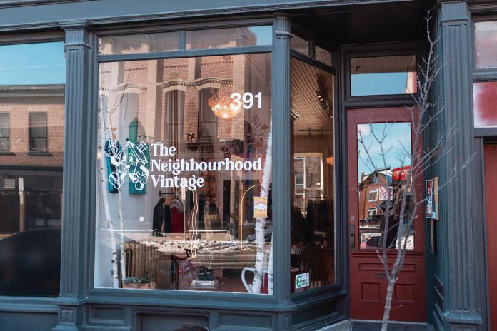 The Neighbourhood Vintage at 391 Water Street in downtown Peterborough is the perfect shopping destination to find sustainable and trendy one-of-a-kind vintage gifts for women and men this holiday season. (Photo: Bryan Reid)