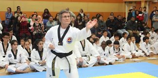 A co-founder of Blue Wave Taekwondo in Peterborough, Linda Touzin will be representing the Taekwondo Ontario team at the 2026 Taekwondo Canada National Championships in Halifax from February 5 to 7 in the female over 65 category of poomsae, which are choreographed non-contact defensive and offensive movements performed in a set pattern. At 67 years old, Touzin is an advocate for not only women and girls in taekwondo but for seniors, as poomsae can improve balance, strength, bone health, and flexibility. (Photo courtesy of Blue Wave Taekwondo)