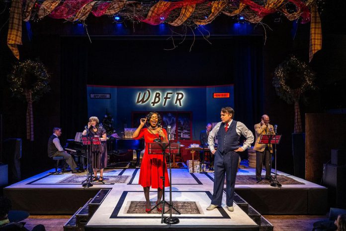 When New Stages Theatre restages its 2023 production of "It's a Wonderful Life: A Live Radio Play" at Market Hall Performing Arts Centre in downtown Peterborough for six performances from December 10 to 14, 2025, the show will feature the original cast as well as the original set. (Photo: Dahlia Katz)