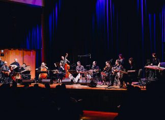 Toronto's Labyrinth Ensemble with Ross Daly and Kelly Thomas performs the melodic modal traditions of Asia and the Mediterranean, using a wide range of instruments from santur to gayageum to lyra, at The John at Sadleir House in downtown Peterborough on Friday night. (Photo: Labyrinth Ensemble)