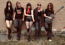 nightlifeNOW – November 20 to 26 Peterborough's all-female supergroup The Bitchin' Betties (Maddy Hope on drums, Emily Burgess on bass and vocals, Jeanne Truax on piano and vocals, Melissa Payne on fiddle and vocals, and Lucy Ferrill on guitar) will perform folk, blues, country and pop covers and original tunes at The Pig's Ear Tavern in downtown Peterborough on Saturday night, with the show also a birthday party for Emily Burgess. (Photo: Shannon Walker)