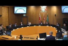 Peterborough city council voted unanimously on November 18, 2025 to transfer $3 million from the city's legacy income retention reserve account to reduce the all-inclusive rate increase in 2026 by 1.3 per cent. The proposed increase for 2026 now stands at 6.56 per cent, with the draft budget scheduled to be presented to city council for adoption on Monday, December 8, when public delegations will be heard. (kawarthaNOW screenshot of City of Peterborough video)