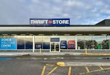 The new Salvation Army Thrift Store, located in the Market Plaza at 81 George Street North across from Del Crary Park in downtown Peterborough, will hold its grand opening from 10 a.m. to 8 p.m. on November 27, 2025. (Photo: The Salvation Army Thrift Store / Facebook)