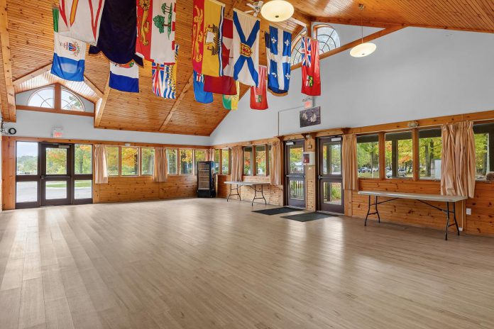 For a more rustic event location, the Marshland Centre in Lakefield provides a warm and inviting space with plenty of natural light, cathedral ceilings, and lake views. Use of the the Township of Selwyn facilities include collaboration with the Recreation Services Department, who will set up the included tables and chairs to match the desired floorplan and can help renters secure a bartender. (Photo courtesy of the Township of Selwyn)