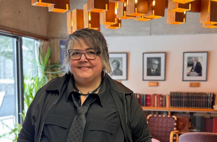 Trent University French studies professor Sylvie Bérard and partner and long-time collaborator Suzanne Grenier won the 2025 Governor General's Literary Award for their translation of American-born Canadian author and literary critic Larissa Lai;s 2018 novel "The Tiger Flu." (Photo courtesy of Trent University)