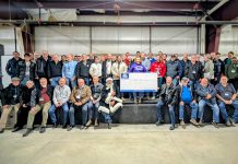 100 Men Kawartha Lakes donates over $15,000 to three charities in Kawarthas region During its final meeting of 2025 on December 5 at the Lindsay Agricultural Society building, 100 Men Kawartha Lakes donated more than $15,000 to three local charities, including $10,000 to the Kawartha-Haliburton Children's Foundation to fund summer camps. (Photo: 100 Men Kawartha Lakes)