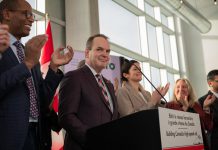 Federal government confirms Ottawa-Montreal segment as starting point for Alto high-speed rail network Federal transport minister Steven MacKinnon smiles after announcing the first segment of the Toronto–Québec City high-speed rail corridor will be constructed between Ottawa and Montreal during a media event announcement in Gatineau, Quebec on December 12, 2025. (Photo: Alto)