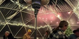 Cheeky Duck Vineyard brings back winter ‘snow domes’ for alfresco dining in Lakefield You can enjoy a cozy alfresco dining experience in December thanks to the snow domes at Cheeky Duck Vineyard in Lakefield. Warmed by electric heaters, the two plastic domes seat up to 12 to 14 diners each, and are already drawing diners from across and beyond The Kawarthas. The snow domes are available until January 2, when Cheeky Duck closes until the spring. (Photo courtesy of Cheeky Duck Vineyard)