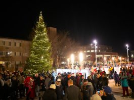 The Peterborough Downtown Business Improvement Area (DBIA) and the City of Peterborough present the third annual tree-lighting ceremony at Quaker Foods City Square from 5 to 7 p.m. on December 5, 2025. Te event will also feature family-friendly activities, festive entertainment, and local vendors. (Photo: Michael Hurcomb)