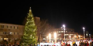 The Peterborough Downtown Business Improvement Area (DBIA) and the City of Peterborough present the third annual tree-lighting ceremony at Quaker Foods City Square from 5 to 7 p.m. on December 5, 2025. Te event will also feature family-friendly activities, festive entertainment, and local vendors. (Photo: Michael Hurcomb)