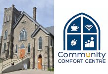 Lakefield United Church launches fundraiser to establish new ‘community comfort centre’ Lakefield United Church has launched a fundraiser to create a new "community comfort centre" at its location at 47 Regent Street in downtown Lakefield. The church is aiming to raise $27,500 of the total $75,000 cost. (Photo and graphic: Lakefield United Church)