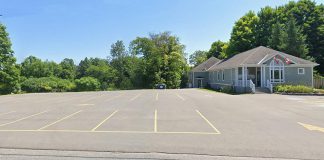 Construction is set to begin on January 9, 2026 on a 150-seat outdoor amphitheatre and trail head beside Lakehurst Hall, located at 259 Lakehurst Circle Road in the Municipality of Trent Lakes west of Buckhorn. The new outdoor amphitheatre and trail head will be located in a grassy low-lying area south of the parking lot. (Photo: Google Maps) located at 259 Lakehurst Circle Road in the Municipality of Trent Lakes. (Photo: Google Maps)