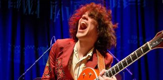 Peterborough rockabilly musician Nicholas Campbell and his band The Metre Cheaters perform at Jethro's Bar + Stage in downtown Peterborough on Friday night. (Photo: Mikki Simeunovich)