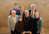 Municipality of Trent Hills mayor Bob Crate (front, second from right) and Cramahe Township mayor Mandy Martin (front, second from left) have been elected as warden and deputy warden of Northumberland county by their fellow councillors for the final year of this council's 2023-26 term. (Photo: Northumberland County)