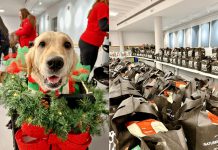 The Peterborough Humane Society and its partners hosted a community pet pantry distribution event at the Peterborough Public Library on December 12, 2025 to help families who are financially struggling to care for their pets. (Photos: Peterborough Humane Society)