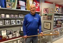 Three-time Mann Cup lacrosse champion, Ontario Lacrosse Hall of Famer, and Peterborough Century 21 Lakers board member Len Powers is a grateful patient of the Peterborough Regional Health Centre (PRHC). Powers and his family experienced anxieties while they were waiting for lab results to confirm whether he had prostate cancer and needed to begin life-saving treatment. He is sharing the story of his healthcare journey in support of the PRHC Foundation's $70 million Campaign for PRHC, which includes bringing digital pathology to the regional hospital so future cancer patients will not face those same anxieties. (Photo courtesy of PRHC Foundation)