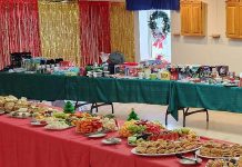Northumberland County's Surina Hart and Sean Sutherland are hosting their third annual "SutherHart Community Christmas" at the Brighton Legion on Christmas Day 2025 to ensure no one spends Christmas alone. The day-long free event features a morning and lunch buffet, a traditional home-cooked turkey, and a roast beef dinner buffet. Those who attend also receive gifts and can enjoy music, games, darts, and more. (Photo courtesy of Surina Hart and Sean Sutherland)