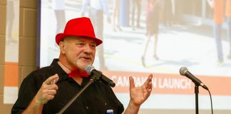 United Way of Peterborough & District CEO Jim Russell during the official launch of the United Way's 2025-26 community campaign on September 25, 2025 at the Healthy Planet Arena. (Photo: Jordan Lyall Photography)