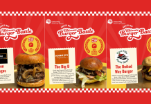 In the United Way Peterborough & District's first-ever Ultimate Burger Battle fundraiser during November 2025, Agave By Imperial in Peterborough won the Top Ultimate Burger of the Year award for its "Cien Fuegos" burger, Double Dz's Diner in Peterborough won the Most Ultimate Burgers Sold award for its "The Big D" burger, and Pizza Villa & Pasta House in Bridgenorth won the People's Choice Ultimate Burger award for its "The United Way Burger." (Graphics: United Way Peterborough & District)