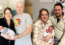 Cobourg and Lindsay hospitals ring in 2026 with New Year’s Day babies Baby Emma (with first-time parents Hayley and Nate of Port Hope) and Baby Theo (with first-time parents Jessie and Mathew of Cambry) were both born on January 1, 2026. Emma was born at 12:02 a.m. at Northumberland Hills Hospital in Cobourg and Theo was born at 8:47 p.m. at Ross Memorial Hospital in Lindsay. (Photos courtesy of Northumberland Hills Hospital and Ross Memorial Hospital)
