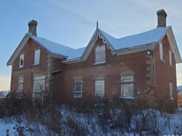 The Peterborough Architectural Conservation Advisory Committee (PACAC) will make a decision on January 21, 2026 to recommend to city council whether this historic farmhouse at 314 Carnegie Avenue should be removed from the city's heritage register or given heritage designation. In November, the city ordered owner Activa Holdings Inc. to demolish the building due to its deteriorating state. (Photo: D.M. Wills Associates Limited)