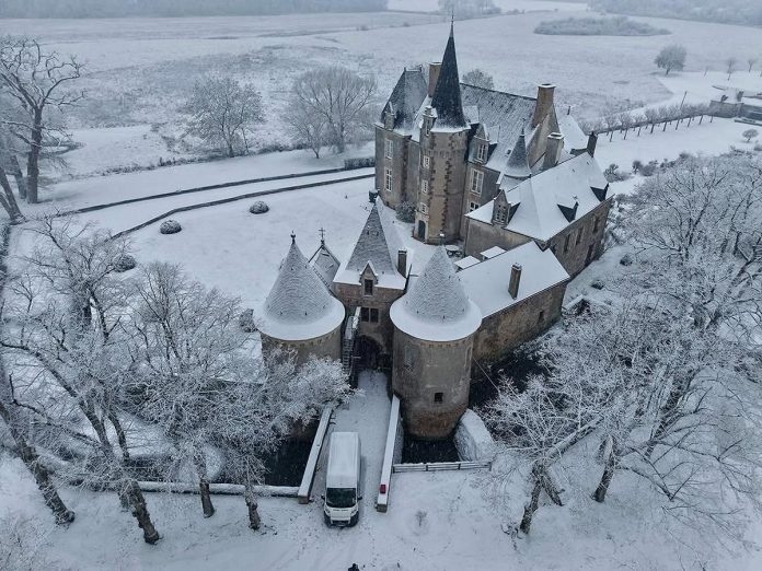Château de Cerisay is a 12th-century castle located just south of Normandy in France. (Photo: Yves Bechet)