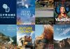 The seven films in the 2026 ReFrame Film Festival's "Flora & Fauna" collection are (left to right, top and bottom) "Ocean Seen From the Heart," "Tuktuit : Caribou," "Yanuni," "Fairy Creek," "Future Council," "Shropshire Sheep Scandal," and "Woolly." (kawarthaNOW collage)