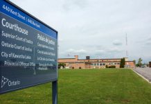 Kawartha Lakes courthouse in Lindsay.