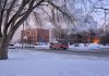 A blaze that broke out in the early morning hours of January 30, 2026 at Maple Court Apartments at 8 King Street West in Colborne has killed one resident and displaced around 20 others at the seniors' apartment complex operated by Northumberland County Housing Corporation. (Photo: Northumberland County OPP)